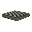 RS PRO 150mm Nitrile Steel Reinforced Ribbed Anti-Vibration Isolation Pad 250 psi Load Rating 100 °C Max Operating 203-5163