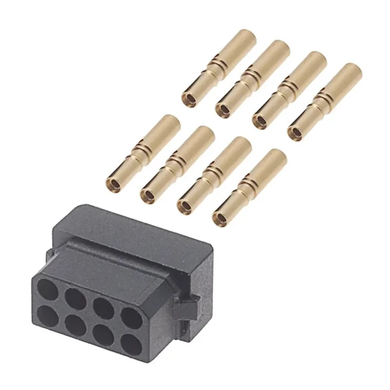 HARWIN Datamate PCB Connector Kit Containing 8 way DIL Female Shell, Crimps M80-8880805