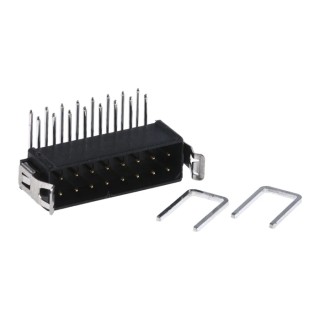 HARWIN Datamate L-Tek Series Right Angle Through Hole PCB Header 16 Contacts 2mm Pitch 2 Row Shrouded M80-8511642