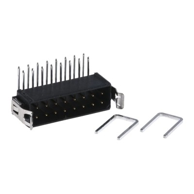 HARWIN Datamate L-Tek Series Right Angle Through Hole PCB Header 16 Contacts 2mm Pitch 2 Row Shrouded M80-8511642