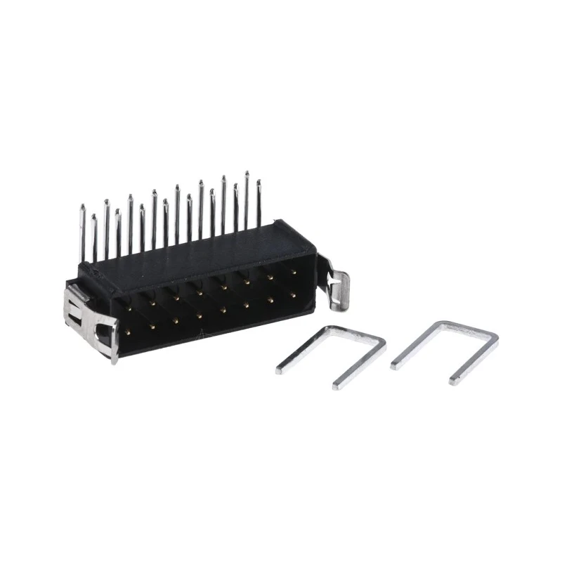 HARWIN Datamate L-Tek Series Right Angle Through Hole PCB Header 16 Contacts 2mm Pitch 2 Row Shrouded M80-8511642