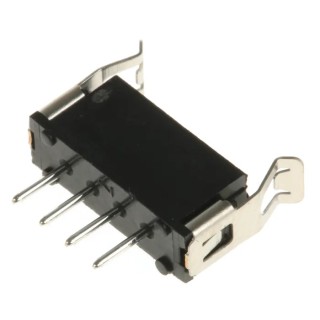 HARWIN Datamate L-Tek Series Straight Through Hole PCB Header, 4 Contacts, 2 mm Pitch, 1 Row, Shrouded M80-8820442