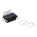 HARWIN Datamate L-Tek Series Right Angle Through Hole PCB Header 10 Contact 2 mm Pitch 2 Row Shrouded M80-8511042