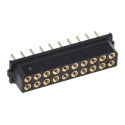 HARWIN M80 Series Straight Through Hole PCB Socket, 20-Contact, 2 Row, 2 mm Pitch, 12A Current, 120V Voltage M80-8502045