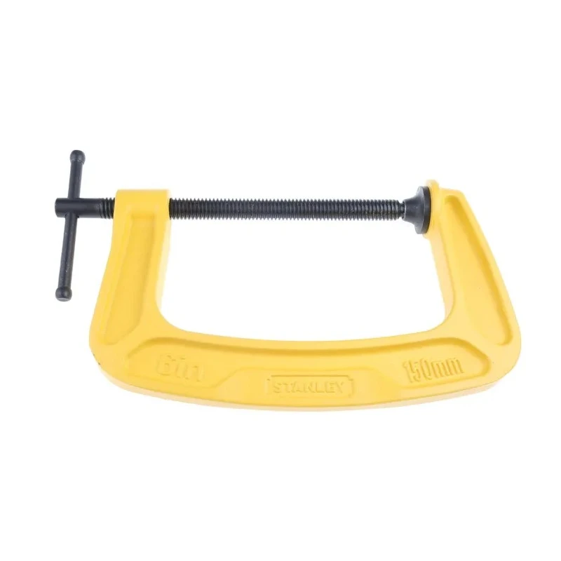 Stanley 150 mm Jaw Opening 89 mm Jaw Depth Corrosion Resistant Iron Steel G Clamp 0-83-035