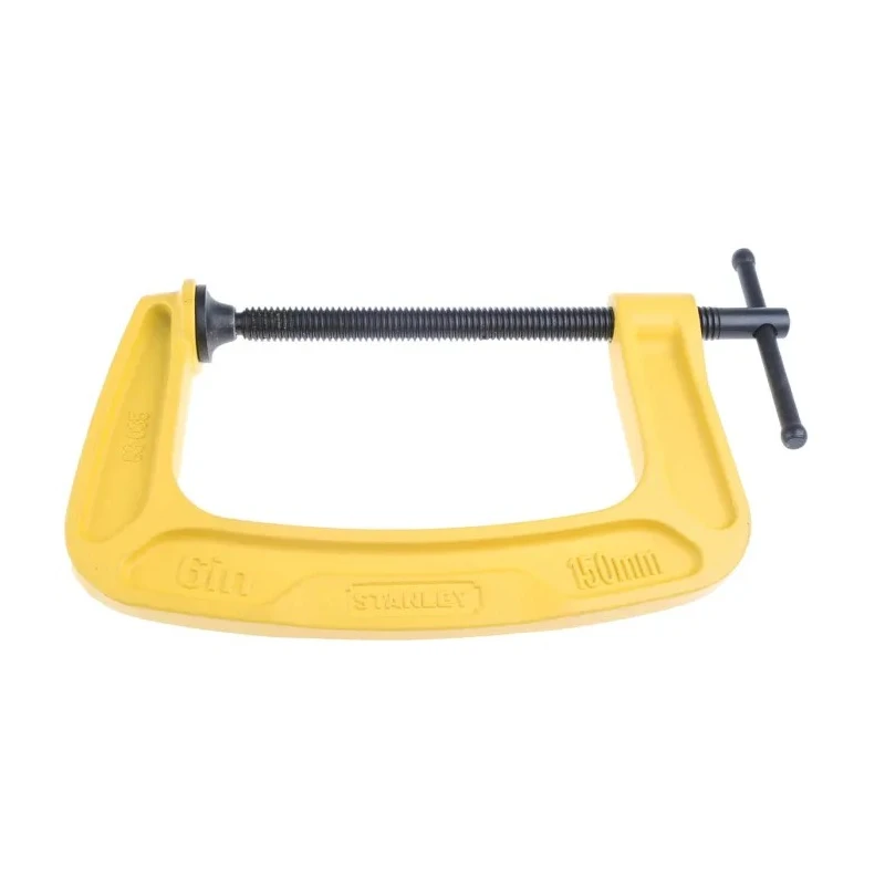 Stanley 150 mm Jaw Opening 89 mm Jaw Depth Corrosion Resistant Iron Steel G Clamp 0-83-035