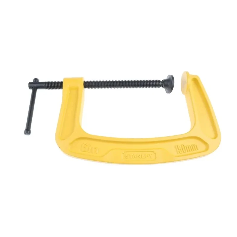 Stanley 150 mm Jaw Opening 89 mm Jaw Depth Corrosion Resistant Iron Steel G Clamp 0-83-035