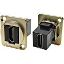RS PRO Type A 2 Way Straight Female Feedthrough HDMI Connector 203-5565