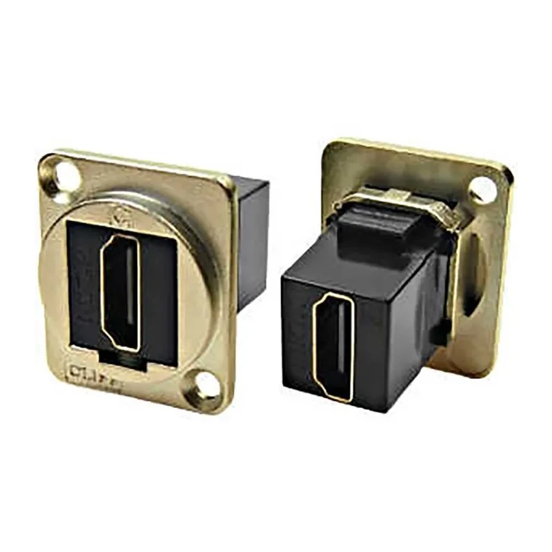 RS PRO Type A 2 Way Straight Female Feedthrough HDMI Connector 203-5565
