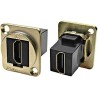 RS PRO Type A 2 Way Straight Female Feedthrough HDMI Connector 203-5565