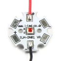 Intelligent LED Solutions P2720 LED Array 1-LEDs Red LED 1A Current IHH-OG01-HYRE-SC231-WIR200 IHH-OG01-HYRE-SC231-WIR200.