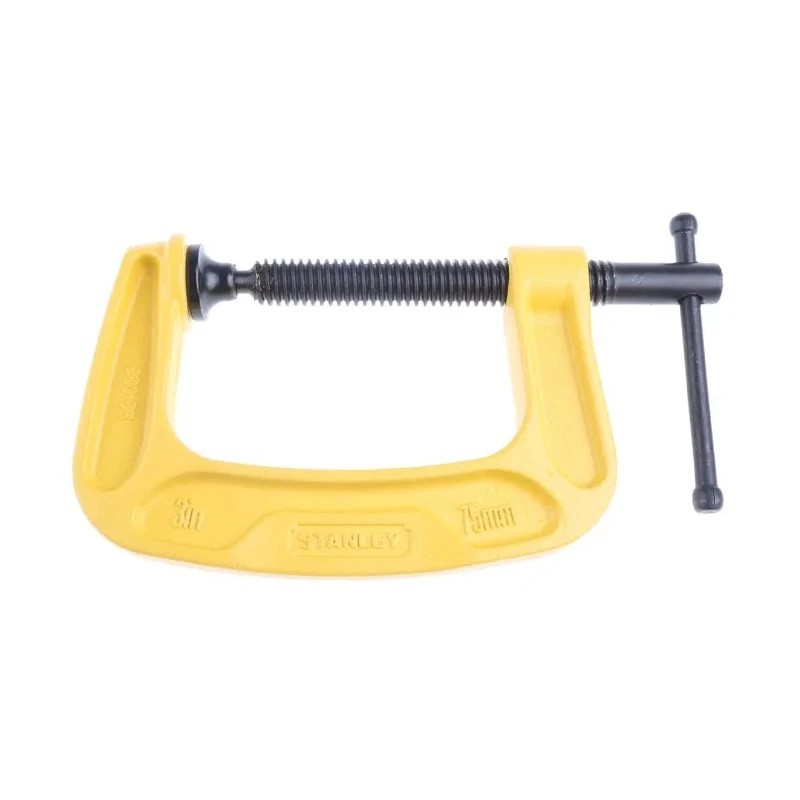 Stanley 75 mm x 57 mm Corrosion Resistant Steel and Iron G Clamp with 680 kg Holding Force 0-83-033