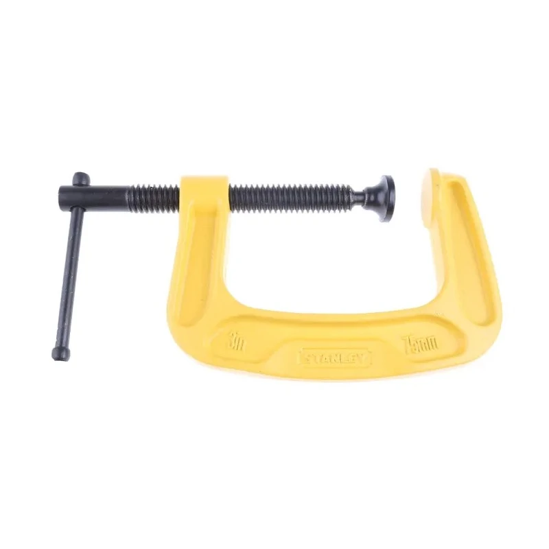 Stanley 75 mm x 57 mm Corrosion Resistant Steel and Iron G Clamp with 680 kg Holding Force 0-83-033