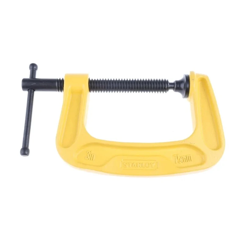 Stanley 75 mm x 57 mm Corrosion Resistant Steel and Iron G Clamp with 680 kg Holding Force 0-83-033