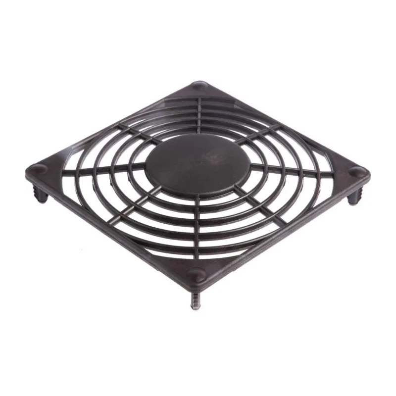 ebm-papst Plastic Finger Guard for 80 mm Fans, 71.5 mm Hole Spacing, Black, 80mm x 80mm x 6.5mm 92162-2-2929