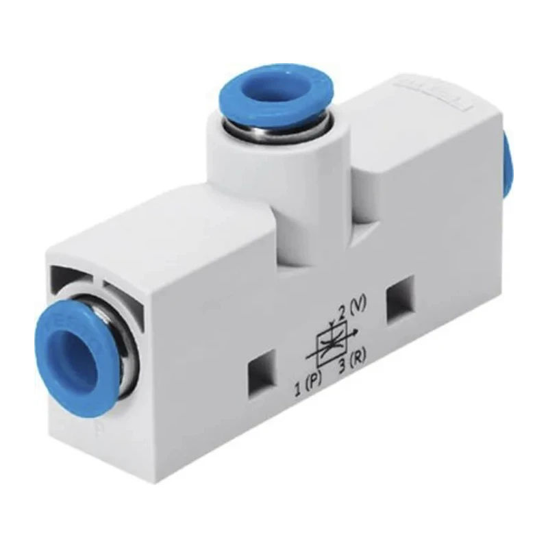 Festo Industrial Vacuum Pump 0.45 mm Nozzle, 4.5 bar Vacuum Pressure, 6.2 L/min Suction Flow, 1 to 8 VN-05-H-T3-PQ2-VQ2-RQ2