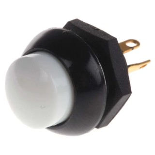 Otto P9 Series Push Button Switch Momentary Panel Mount SPDT White LED IP68 28 V dc 115 V ac P9213129W