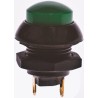 Otto P9 Series Push Button Switch, Momentary, Panel Mount, SPDT, Green LED, IP68, 28 V dc 115 V ac P9213125W