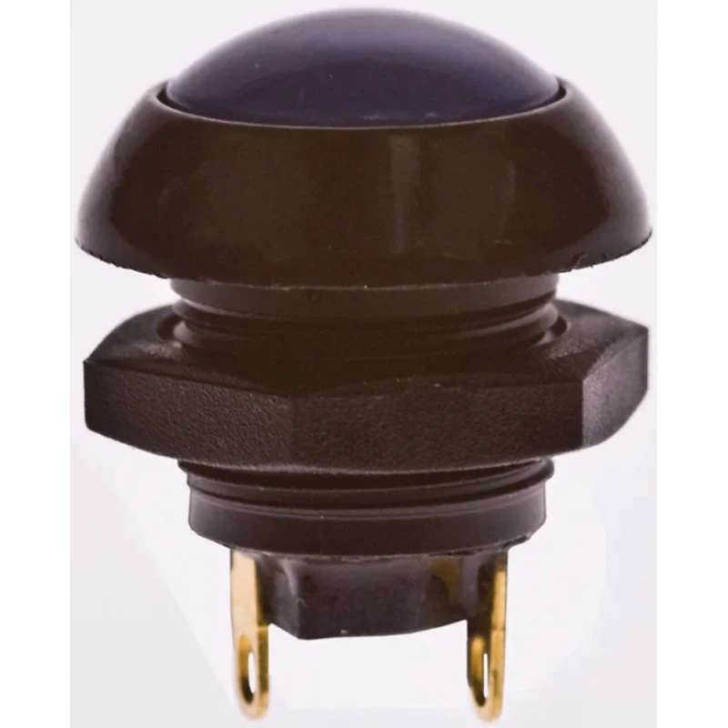 Otto P9 Series Momentary Panel Mount Push Button Switch SPDT Blue LED IP68 28V dc 115V ac P9113126W