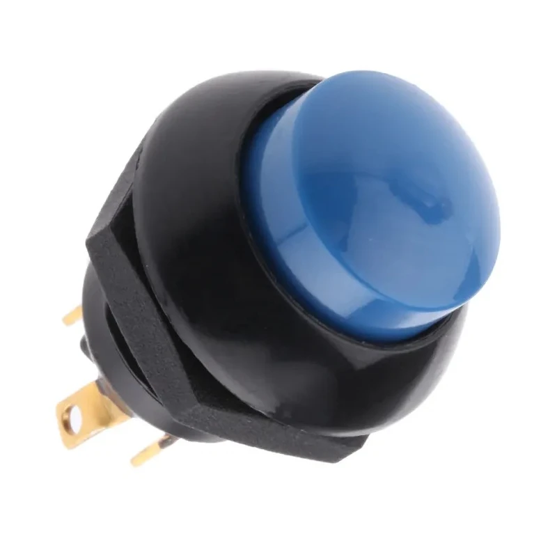Otto P9 Series Momentary Panel Mount Push Button Switch SPDT Blue LED IP68 28 V dc 115 V ac P9213126W