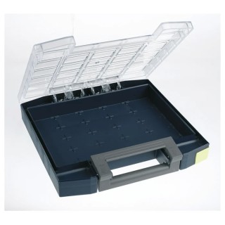 Raaco Blue Polypropylene Polycarbonate Compartment Box 55 mm x 298 mm x 284 mm 134798