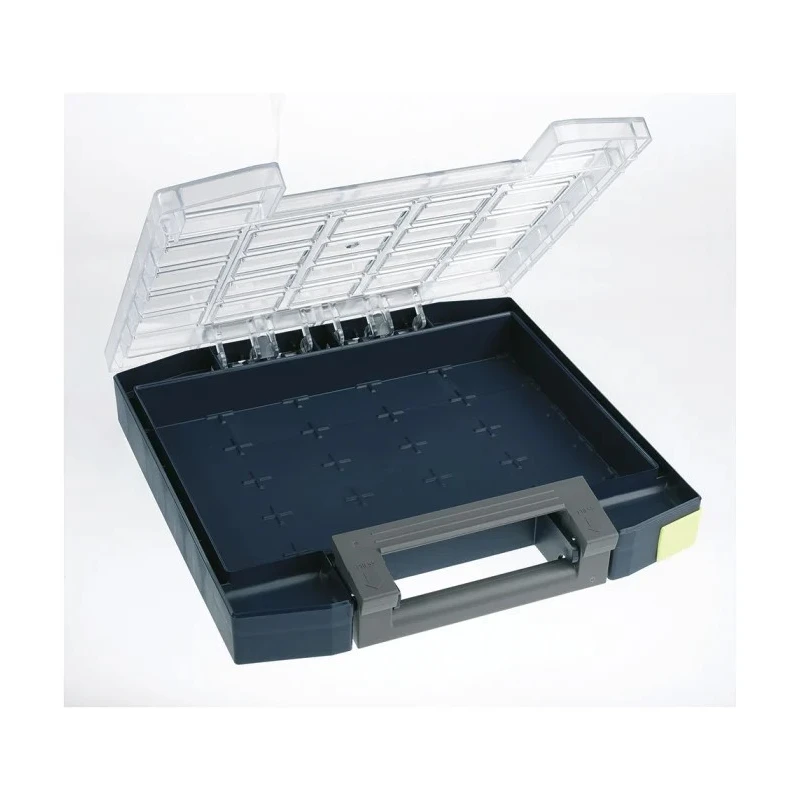Raaco Blue Polypropylene Polycarbonate Compartment Box 55 mm x 298 mm x 284 mm 134798