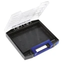 Raaco Blue Polypropylene Polycarbonate Compartment Box 55 mm x 298 mm x 284 mm 134798
