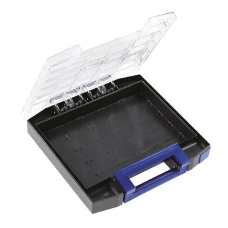 Raaco Blue Polypropylene Polycarbonate Compartment Box 55 mm x 298 mm x 284 mm 134798