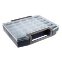 Raaco Adjustable Compartments 25 Cell Grey Polycarbonate Polypropylene Compartment Box 78 mm x 421 mm x 361 mm 134941