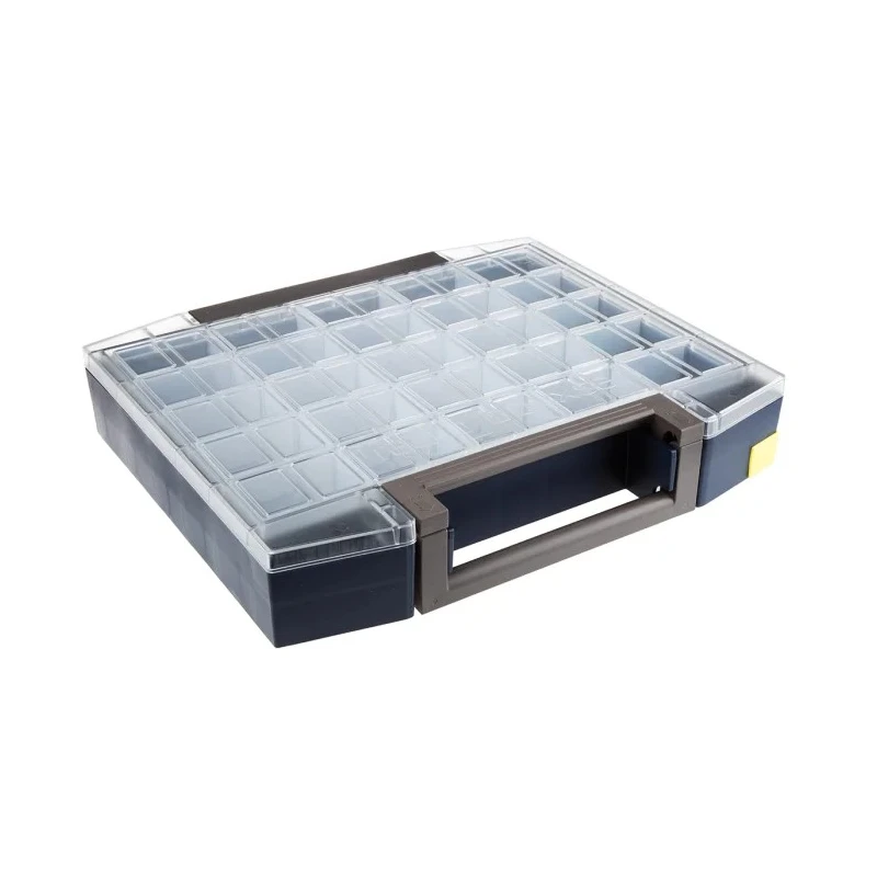 Raaco Adjustable Compartments 25 Cell Grey Polycarbonate Polypropylene Compartment Box 78 mm x 421 mm x 361 mm 134941