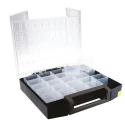 Raaco Adjustable Compartments 25 Cell Grey Polycarbonate Polypropylene Compartment Box 78 mm x 421 mm x 361 mm 134941
