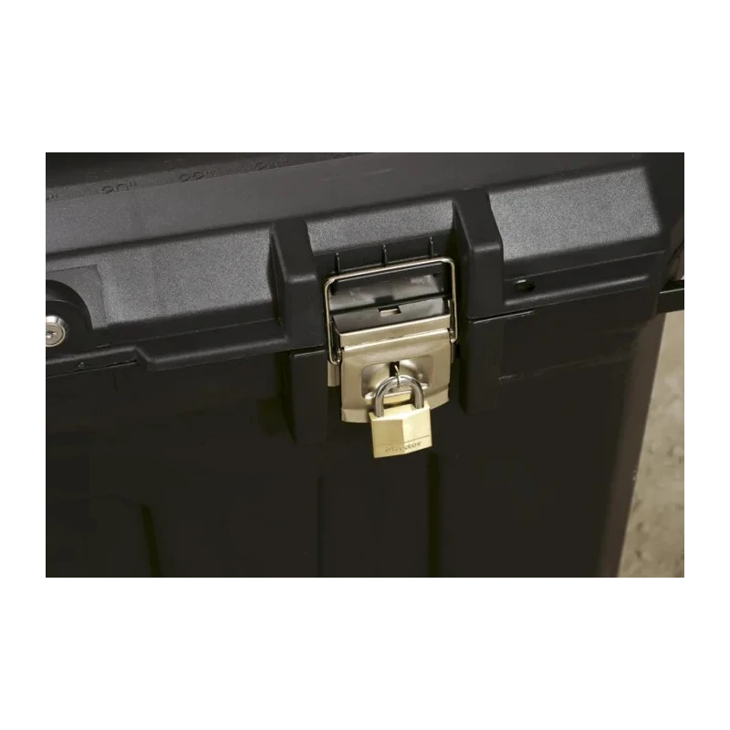 Stanley 2 Drawer Wheeled Plastic Contractor Tool Chest with Metal Latches 578x578x946mm 1-93-278