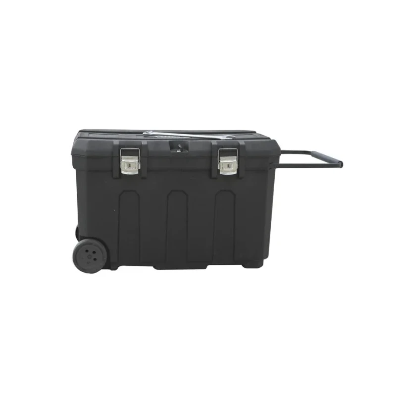 Stanley 2 Drawer Wheeled Plastic Contractor Tool Chest with Metal Latches 578x578x946mm 1-93-278