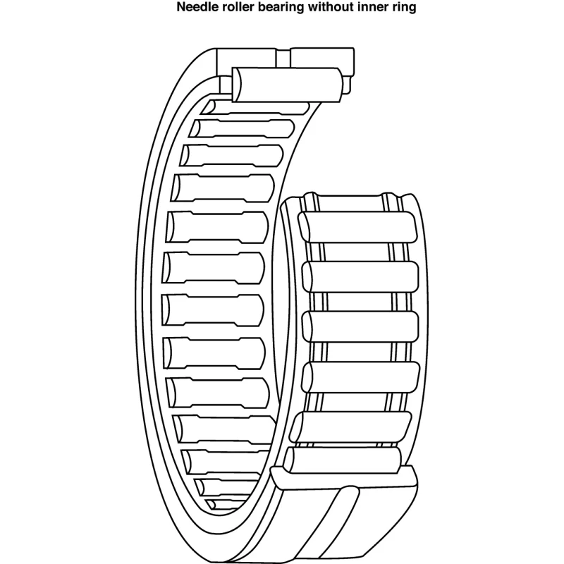 SKF Roller Bearing Needle 25 mm Inside Diameter 20 mm Race Width 33 mm Outside Diameter NK 25/20