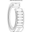 SKF Needle Roller Bearing, 22 mm Inside Diameter, 20 mm Race Width, Reinforced Polyamide Cage, Carbon Chromium NKI 22/20