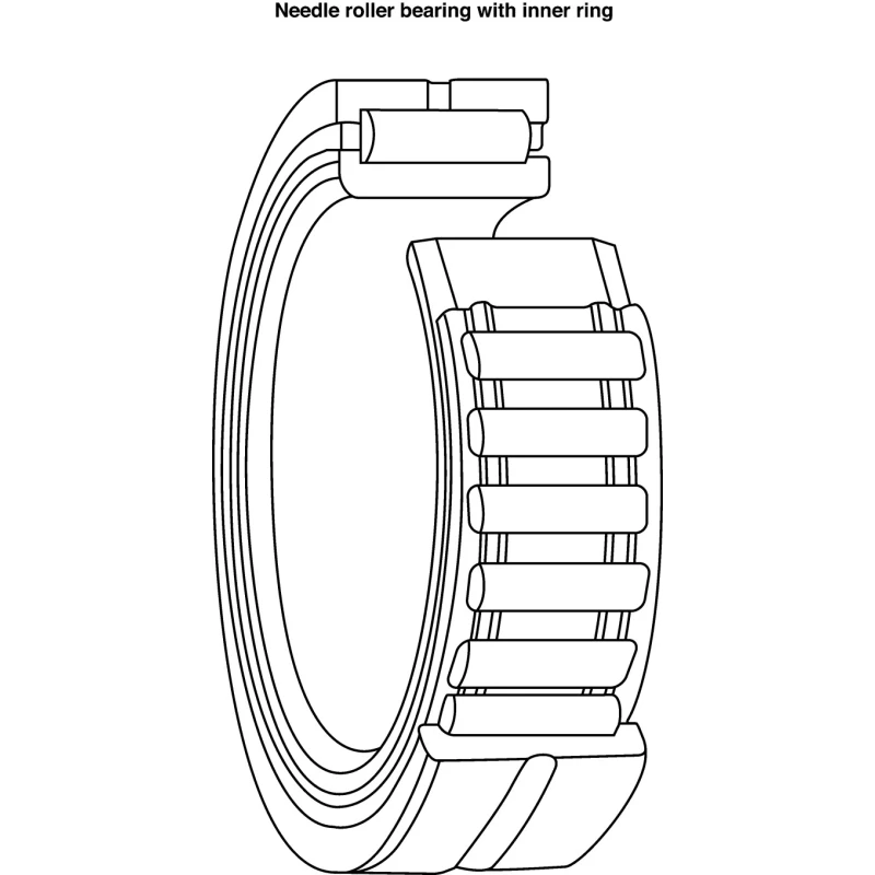SKF Needle Roller Bearing, 22 mm Inside Diameter, 20 mm Race Width, Reinforced Polyamide Cage, Carbon Chromium NKI 22/20