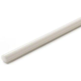 RS PRO White Acetal Rod 1 m Length 10 mm Diameter Delrin Material 70MPa Tensile Strength 100°C Max Operating 514-512