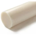 RS PRO Natural Nylon Rod, 500 mm Length x 125 mm Diameter, Cast Nylon 6, High Tensile and Impact Strength 514-619