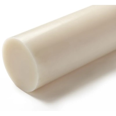 RS PRO Natural Nylon Rod, 500 mm Length x 125 mm Diameter, Cast Nylon 6, High Tensile and Impact Strength 514-619