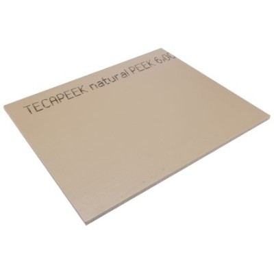 RS PRO Beige Polyetheretherketone Plastic Sheet 300 mm x 245 mm x 6 mm 514-647