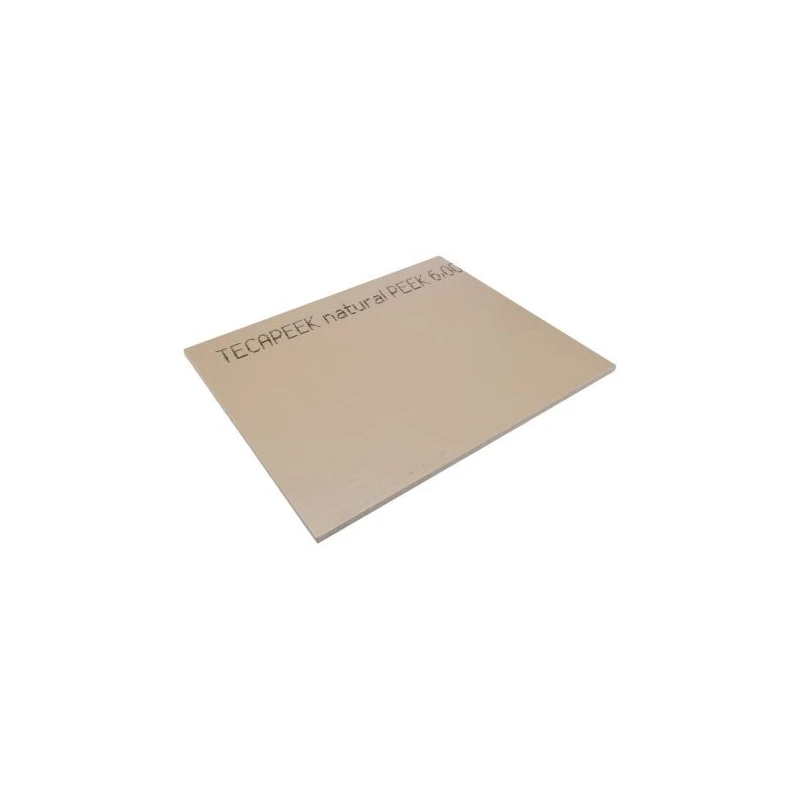 RS PRO Beige Polyetheretherketone Plastic Sheet 300 mm x 245 mm x 6 mm 514-647