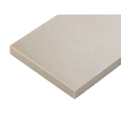 RS PRO Beige Polyetheretherketone Plastic Sheet 500 mm x 50 mm x 6 mm with Fine Weave Cotton, Fibreglass, Epoxy Resin 514-657