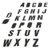 RS PRO Black Self-Adhesive Letters 50 mm Character Height 514-818