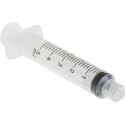 RS PRO 5ml Polyethylene Syringe with Rubber Plunger Luer Lock Fitting 103mm Length 514-717