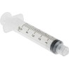 RS PRO 5ml Polyethylene Syringe with Rubber Plunger Luer Lock Fitting 103mm Length 514-717