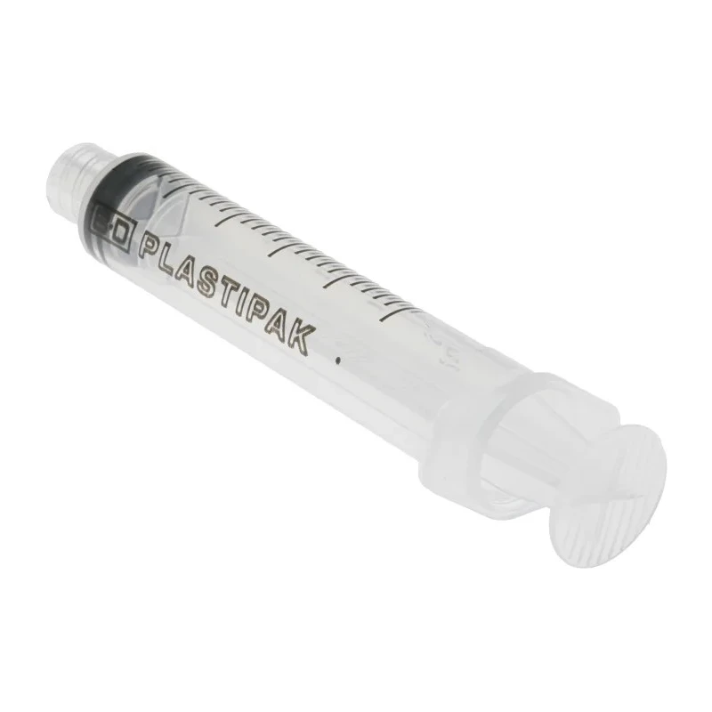 RS PRO 5ml Polyethylene Syringe with Rubber Plunger Luer Lock Fitting 103mm Length 514-717
