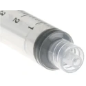 RS PRO 5ml Polyethylene Syringe with Rubber Plunger Luer Lock Fitting 103mm Length 514-717