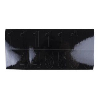 RS PRO Black Self-Adhesive Numbers and Symbols 50 mm Character Height Vinyl Material 514-846