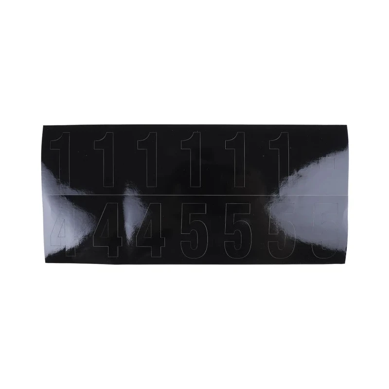 RS PRO Black Self-Adhesive Numbers and Symbols 50 mm Character Height Vinyl Material 514-846