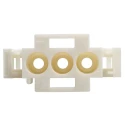 TE Connectivity Universal MATE-N-LOK Male Connector Housing 6.35 mm Pitch 3 Way 1 Row Straight 350766-4
